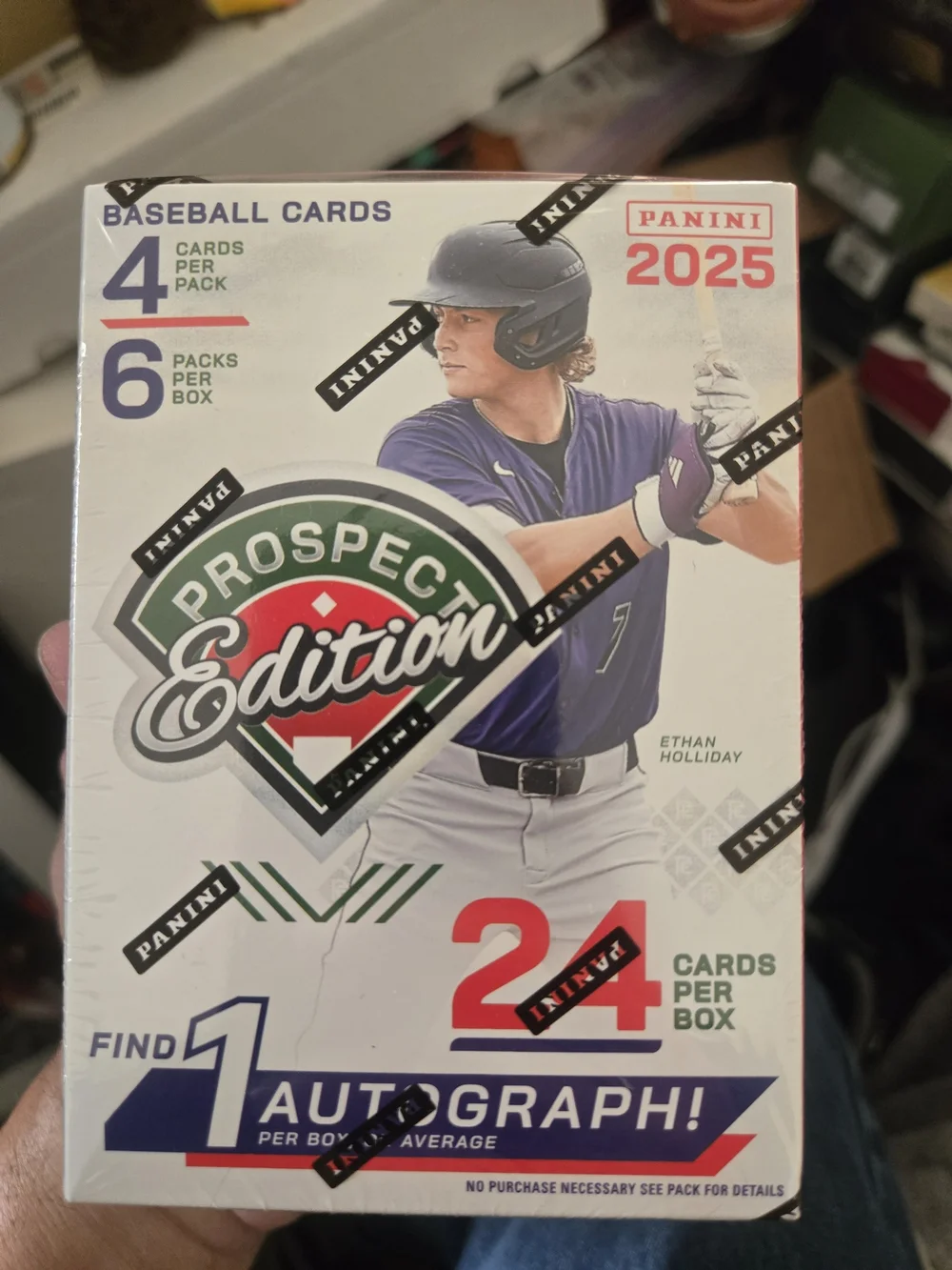 Panini Prospect Edition Box - White, Green, Red, Blue